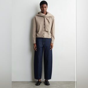 COS arch tapered jeans in indigo